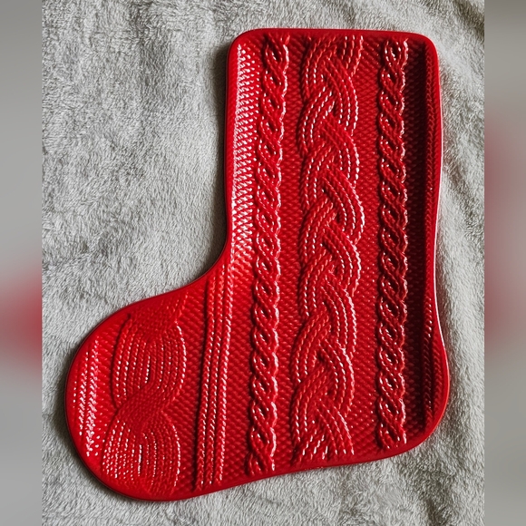 Amscan Other - Red Sweater Holiday Stocking Platter